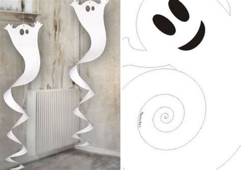 Fantasma De Papel Molde Como Fazer Em Casa Tutorial Dia Das