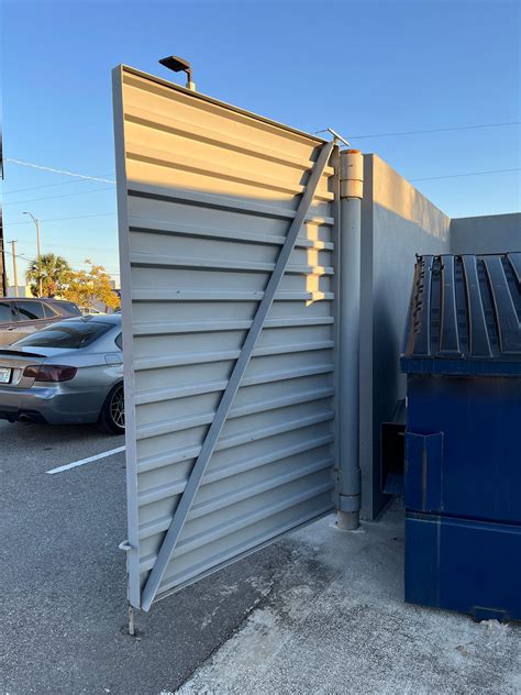 Custom Made Dumpster Doors Installed Throughout Tampa