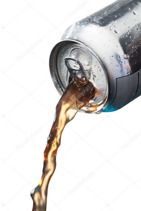 Pouring Soft Drinks In Can — Stock Photo © Bakerjim 11374399