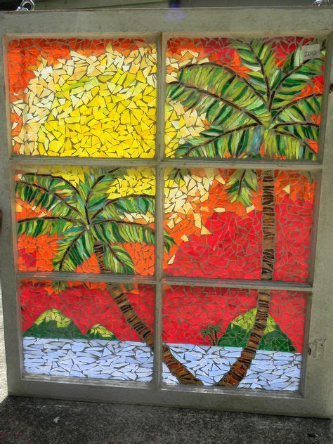 20 Mosaic Palm Tree Ideas Mosaic Mosaic Glass Mosaic Art