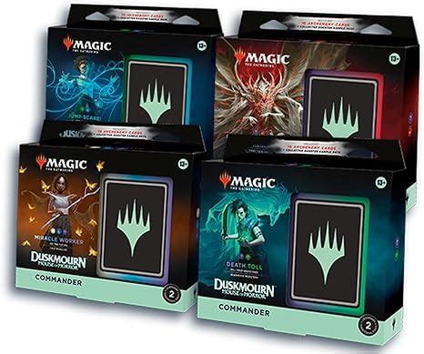 New Commander Decks For Magic The Gathering Duskmourn Set