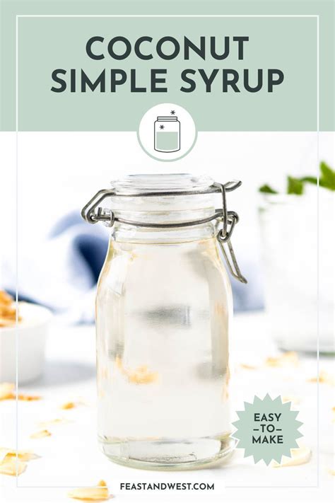 Coconut Simple Syrup Recipe Artofit