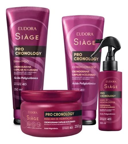 Kit Completo Pro Cronology Etapa Hidrata O Siage Eudora Frete Gr Tis