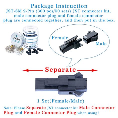 Mua CQRobot JST SM 2 5 Mm Pitch 2 Pin JST Connector IC Male Plugs