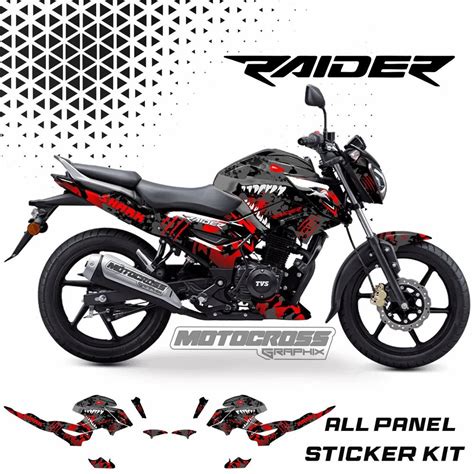 Multicolor Tvs Raider Graphics Kit For Bike At Rs 2000set In Siliguri