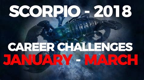 Scorpio Horoscope For 2018 Youtube