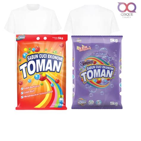 Toman Detergent Powder Regular Lavender Kg Shopee Malaysia