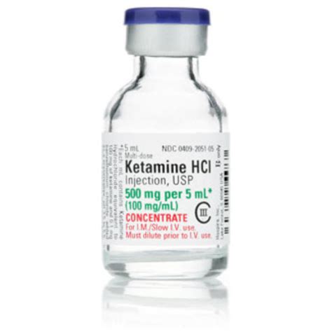 Ketamine Mg Ml Ml Vial Bound Tree