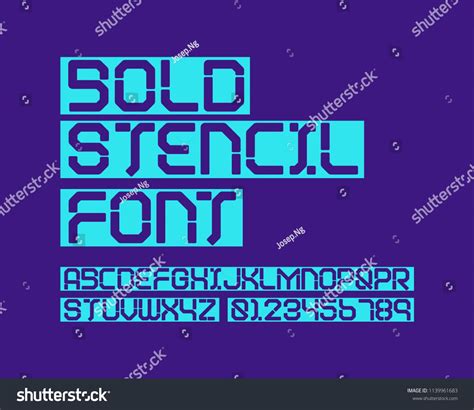 Bold stencil font setstencil#Bold#set#font | Stencil font, Font setting ...