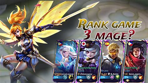 Fanny With Mage Team In Rank Game I Handle This Game Win Or Lose