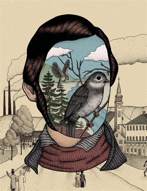 Ralph Waldo Emerson Portrait The Atlantic Editorial On Behance