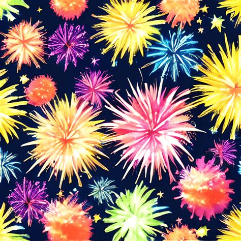 Happy New Year Fireworks Background · Creative Fabrica