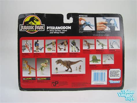 Kenner Jurassic Park Pteranodon With Dino Strike Jaws And Wing