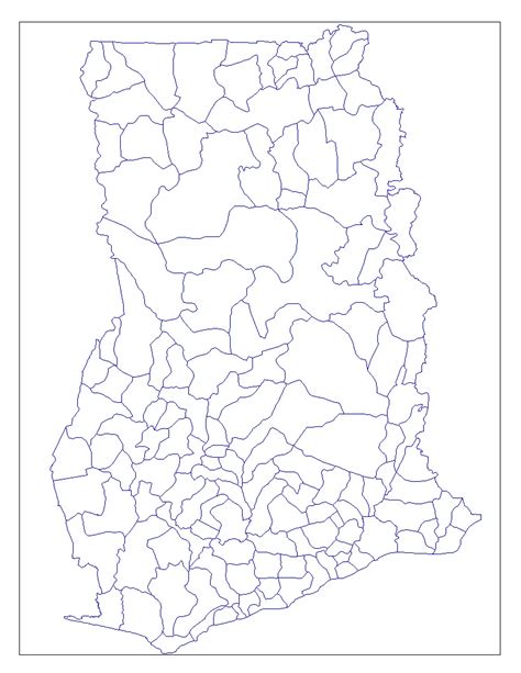 Ghana Districts Map