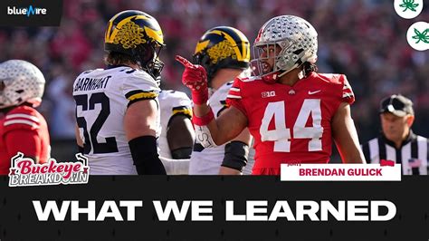 What We Learned From Ohio States Loss To Michigan Youtube