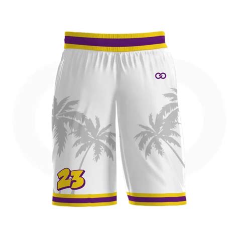 Crenshaw Basketball Shorts White Wooter