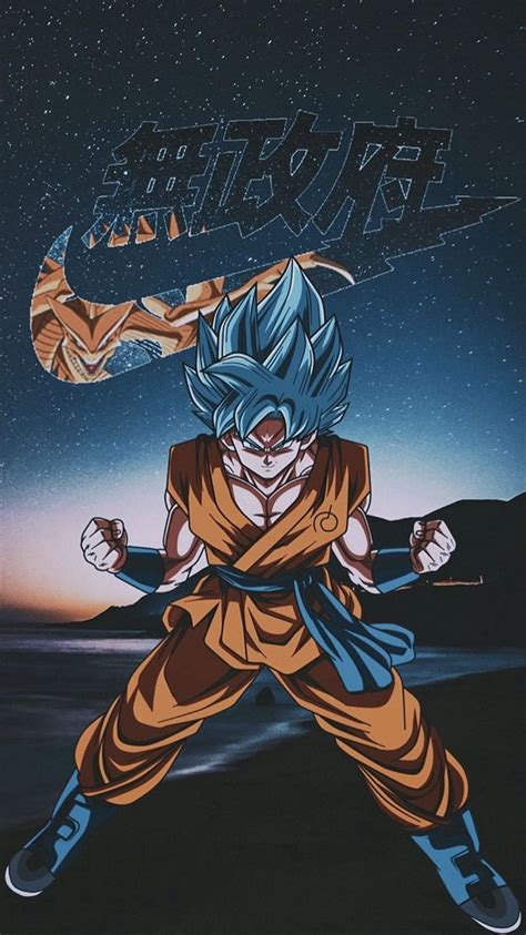 SSGSS Son Goku Nike Anime Dragon Ball HD Phone Wallpaper Pxfuel