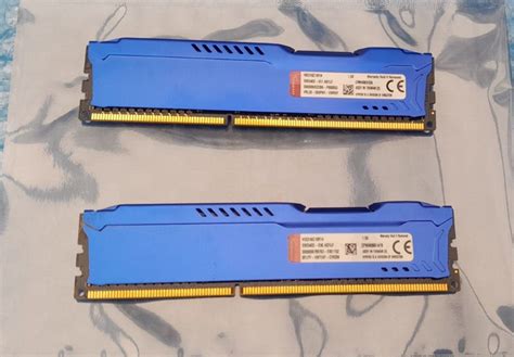 Kingston Hyperx Fury Blue Gb X Gb Ddr Mhz Cl Dimm Hx C F