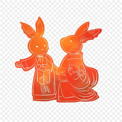 Mid Autumn Lanterns Png Picture Mid Autumn Festival Jade Rabbit