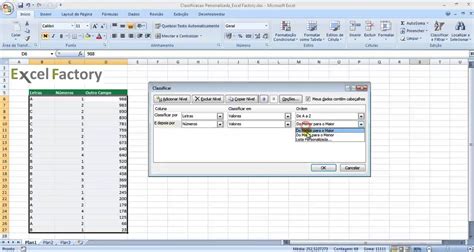 Como Fazer Classificação No Excel