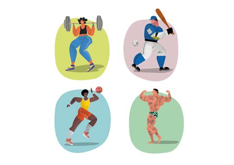 Иллюстрация Спорт_1 в стиле журнальный, книжная графика, поп-арт