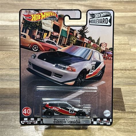 HOT WHEELS 風火輪 BOULEVARD林蔭大道 全金屬膠胎 HONDA CIVIC 蝦皮購物