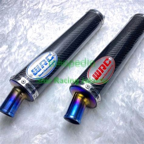 Jual Knalpot WRC Silencer WRC Ninja Carbon Original Thailand 2 Tak Not