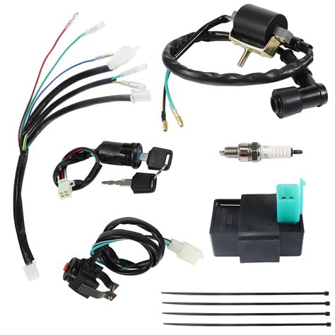 Amazon Ignition Coil Wiring Loom Harness Kill Switch Cdi Box Spark