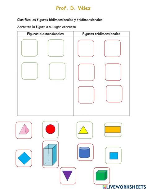 Ejercicio De Ficha De Elementos De Figuras Bidimensionales The Best