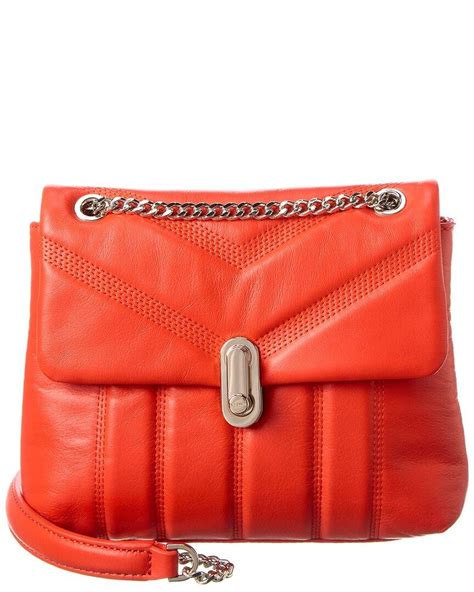 Ted Baker Ayalina Mini Puffer Quilted Leather Shoulder Bag In Red Lyst