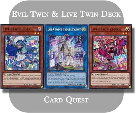 Yu Gi Oh Complete Evil Twin And Live Twin Link Deck Toys