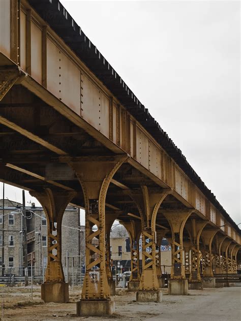 "Old Steel Bridge In A City" by Stocksy Contributor "Melanie Kintz ...