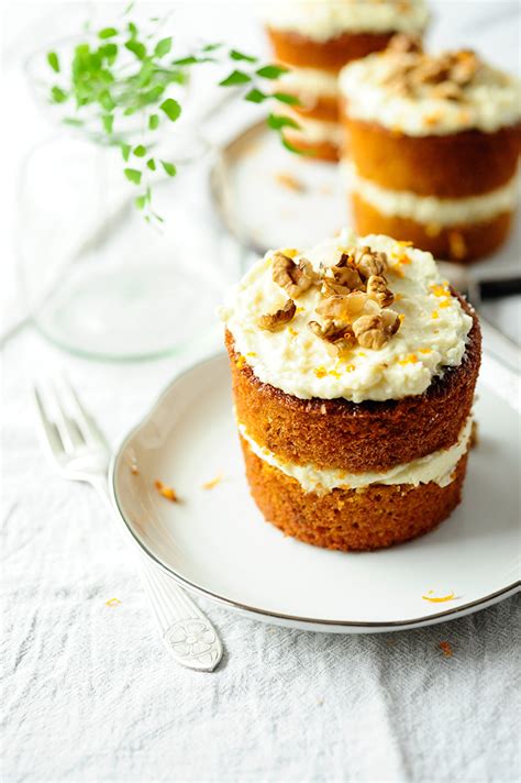 Mini Carrot Cakes With White Chocolate Coconut Frosting Recipes