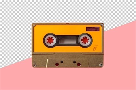 Premium PSD | Cassette tape. isolated object, transparent background