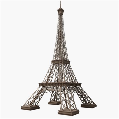 eiffel tower 3d max