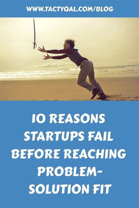 10 Reasons Startups Fail Before Reaching Problem Solution Fit Tactyqal