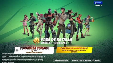 como comprar pase de batalla fortnite capítulo 4 temporada 3 YouTube