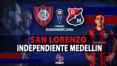 ⚽ San Lorenzo Vs Independiente Medellin Colombia 🎙️ Relato Y