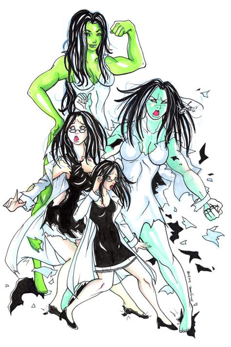 She Hulk Transformation Iv By Raccoon Eyes On Deviantart