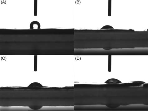 The Contact Angle Of The Conduits PLGA A PLGA Col B