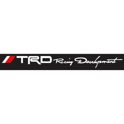 Trd Racing Development Decal Vinyl Sticker Shopee Philippines