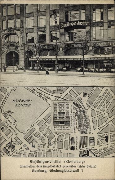 Stadtplan Ansichtskarte Postkarte Hamburg Mitte St Akpool De