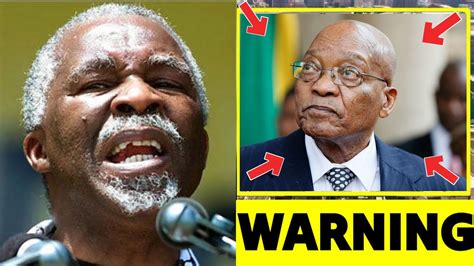 Zuma Exposed By Former President Thabo Mbeki After Floyd Shivambu