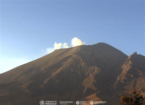 Registra Cenapred Exhalaciones Del Volc N Popocat Petl Hasta Este