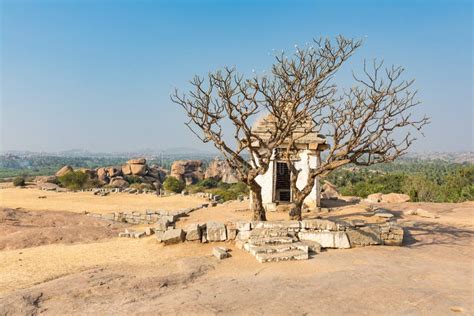 Hemakuta Hill Temple, Hampi, Karnataka, India Stock Photo - Image of ...