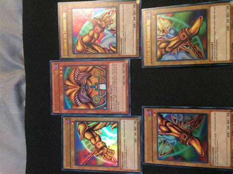 Yugioh Exodia The Forbidden One Full Card Set Yugi Legendary Decks Set