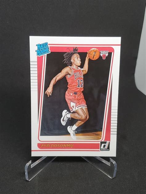 Panini Donruss Ayo Dosunmu Rated Rookie Card Chicago Bulls Rc