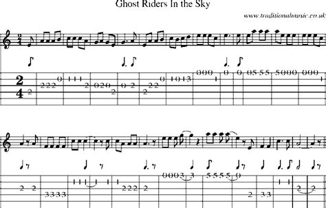 Ghost Riders In The Sky Guitar Chords