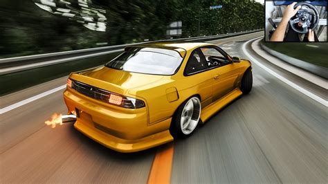 Silvia S14 Downhill Touge Drifting L Assetto Corsa Logitech G29