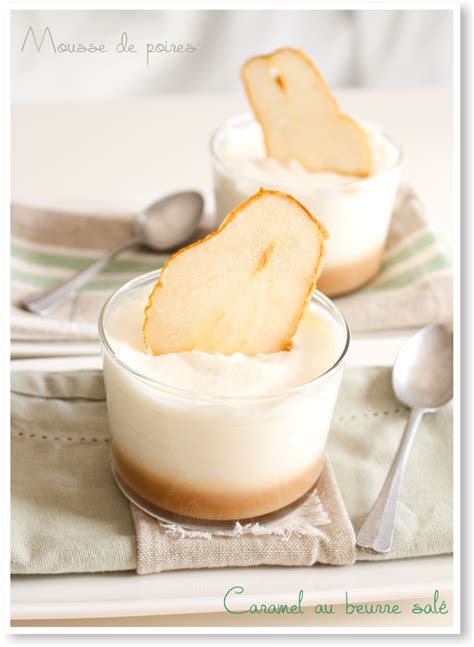 Moi Gourmande Mousse De Poires Sur Lit De Caramel